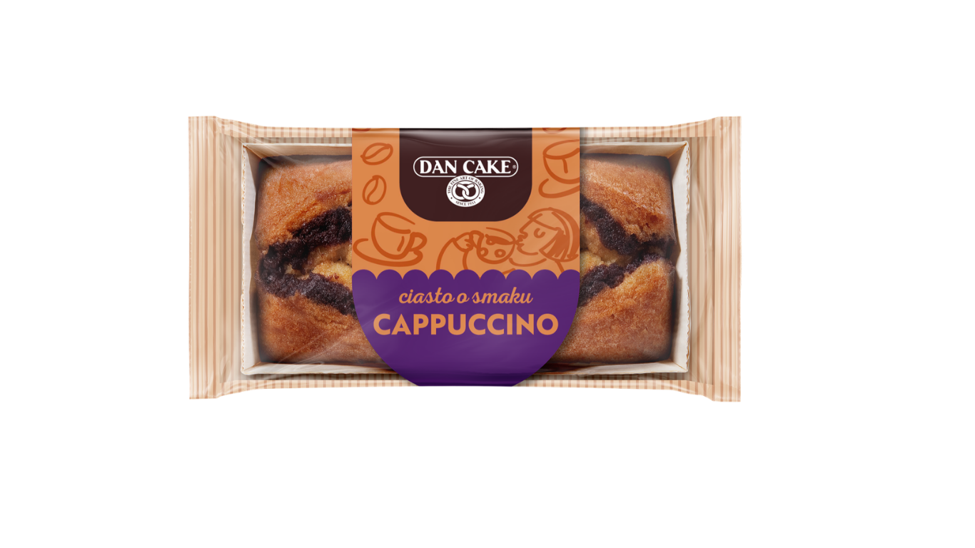 Cake with cappuccino flavor