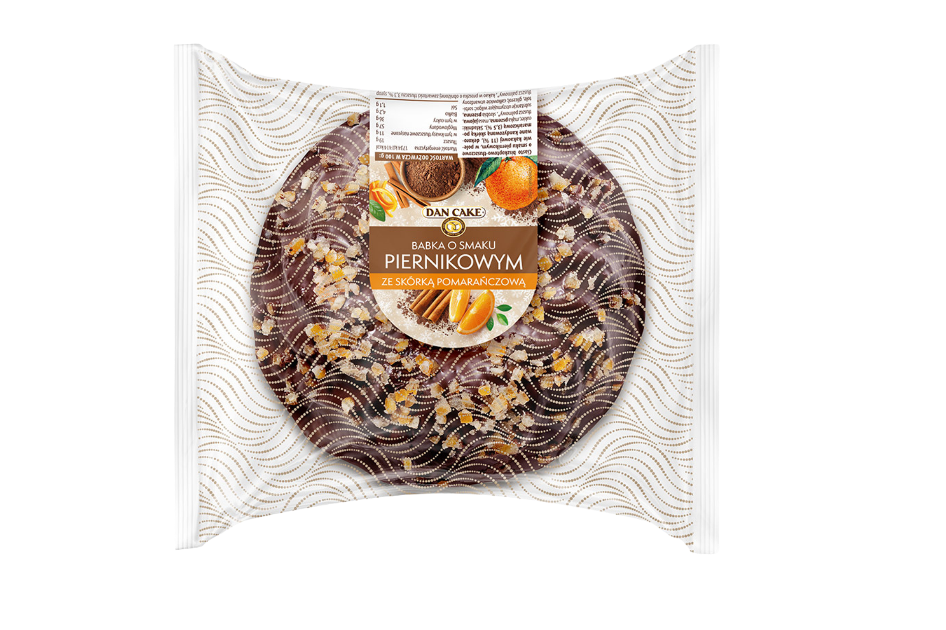 Gingerbread babka with orange